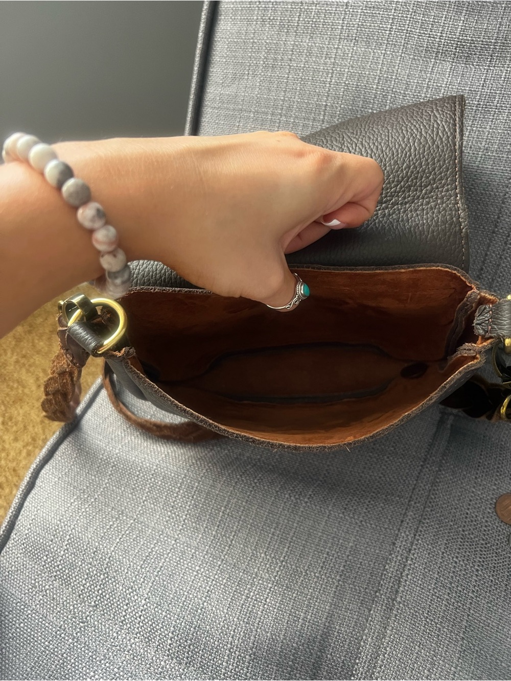 Louis Vuitton Monogram Brown Crossbody with Braided Strap - Picture 2 of 5